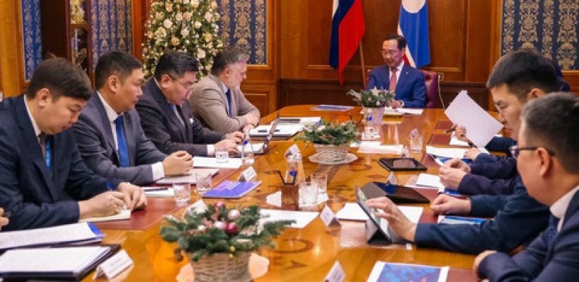 Айсен Николаев рассмотрел итоги работы АКБ «Алмазэргиэнбанк» в 2024 году