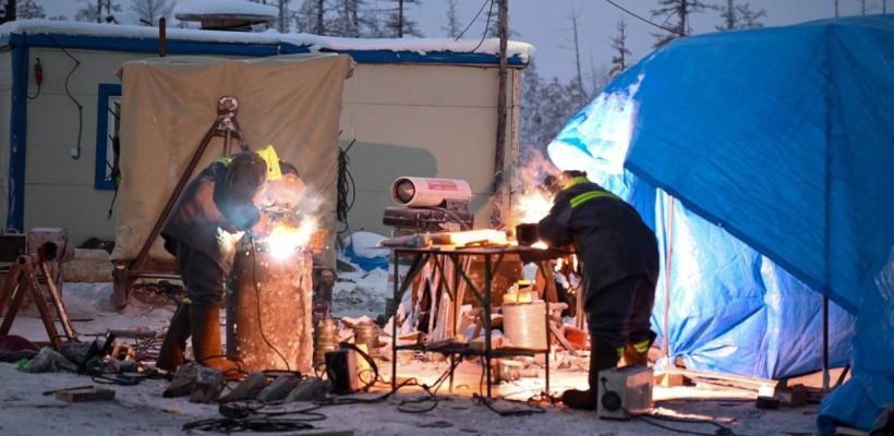 Продолжается реализация масштабного газового проекта – строительство «Накынского потока»