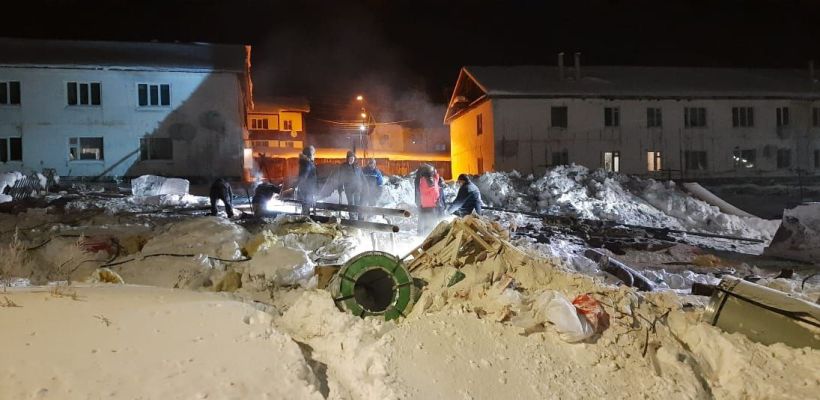 Отопление в алданском поселке запущено, но режим ЧС сохраняется