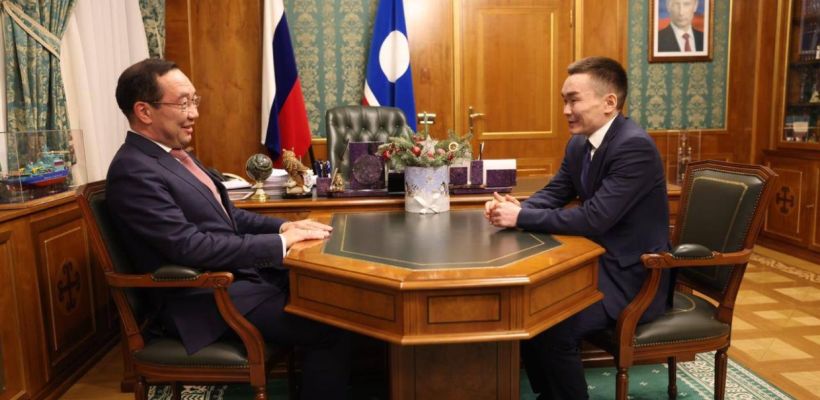 Айсен Николаев встретился с Василием Егоровым, завершившим спортивную карьеру