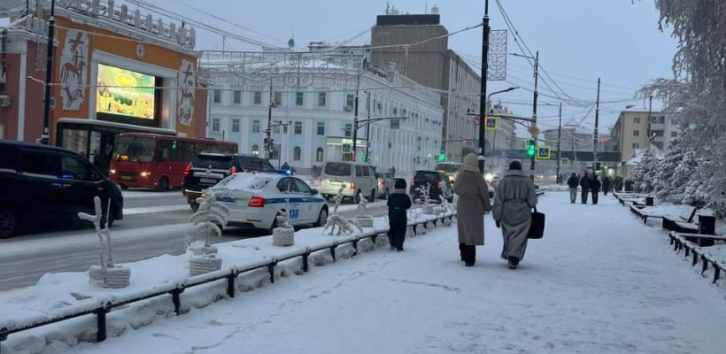 Резкое потепление в Якутске связано с циклоном