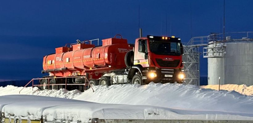 На прииски АО «Алмазы Анабара» идёт завоз топлива для Промсезона 2025