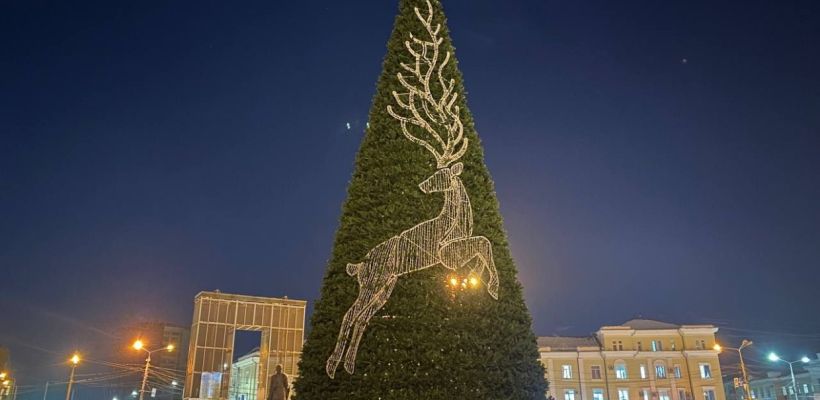 Елку на Орджоникидзе демонтируют на этой неделе