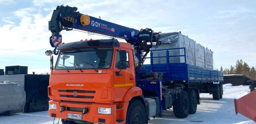 ГУП «ЖКХ РС(Я)» доставляет материалы для предстоящей ремонтной кампании
