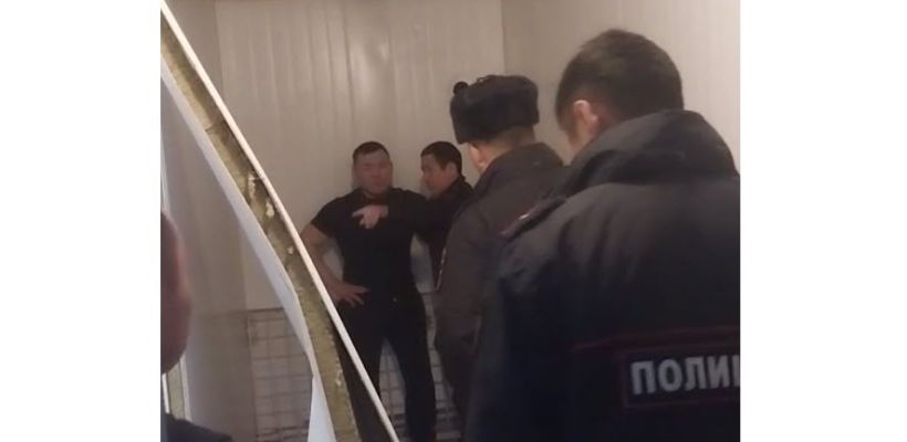 Терминатор, сломавший стену в районном отделе полиции, оказался мастером спорта по борьбе хапсагай