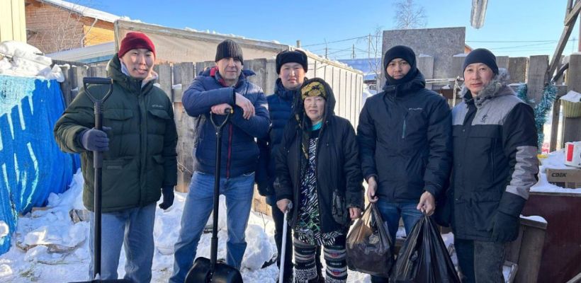 Благодарим  за оказанную помощь  в расчистке территории от снега!