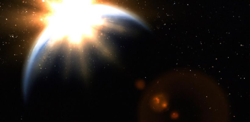 Землю накрыла мощная солнечная буря