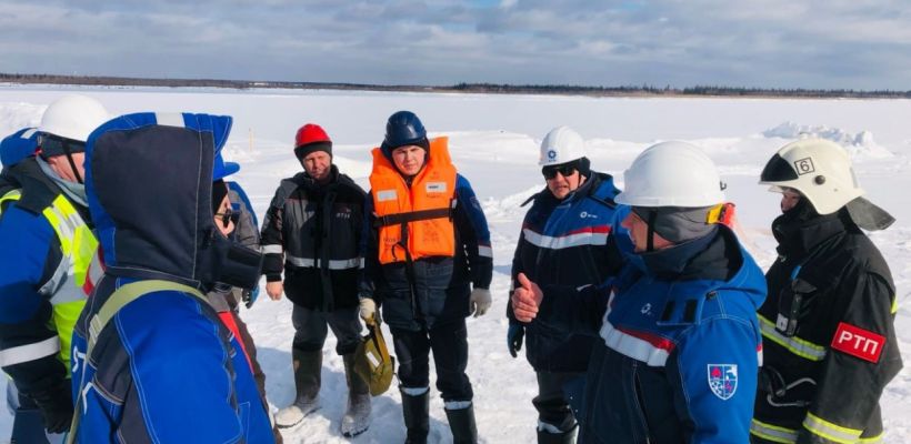 ЯТЭК успешно провела учения по предотвращению разливов углеводородов на реке Вилюй