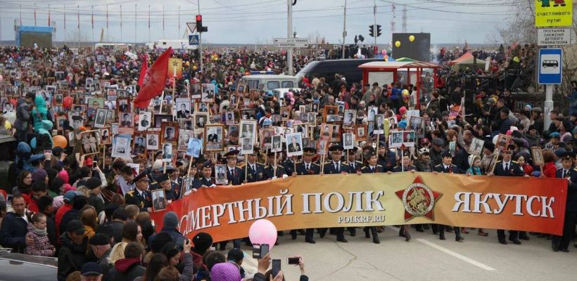 Айсен Николаев заявил об очном формате «Бессмертного полка» в Якутии