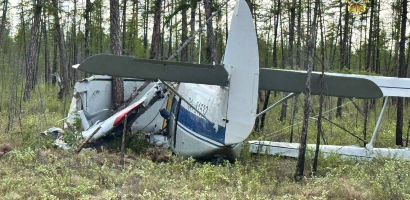 Опубликовано видео с места обнаружения Ан-2, пропавшего в Якутии. Самолет сильно поврежден
