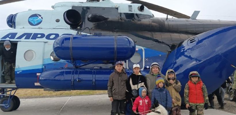 На летние каникулы детей доставили в стада МУП “Булунское”