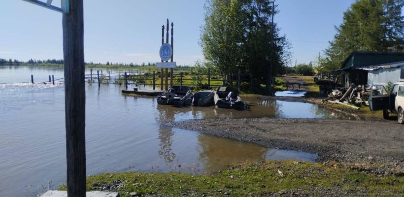 В Абыйском районе наблюдается рост уровней воды. Подтоплено 7 дворов