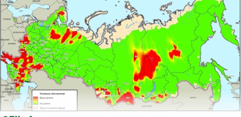 В западных и центральных частях Якутии прогнозируется высокая пожарная опасность в августе
