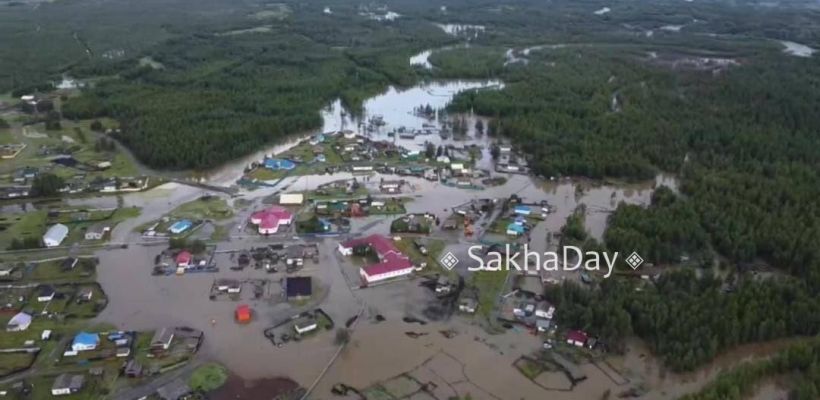 Ситуация на реках Якутии: в Оймяконском и Момском улусах продолжается паводок