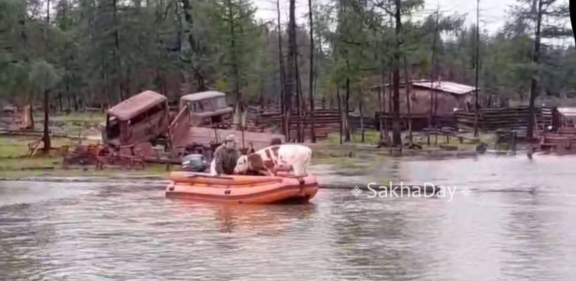 Паводок в Оймяконском улусе: введен режим повышенной готовности