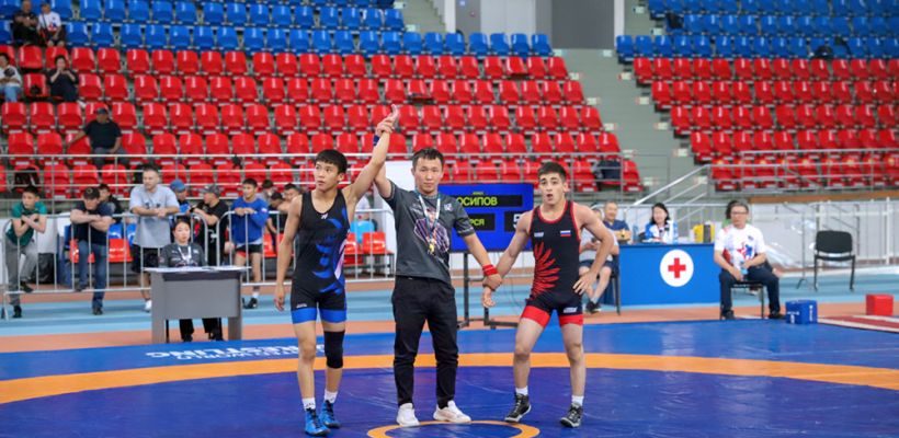 Завершился турнир по вольной борьбе среди юношей  в честь олимпийского чемпиона Павла Пинигина на призы АО «АК «ЖДЯ»