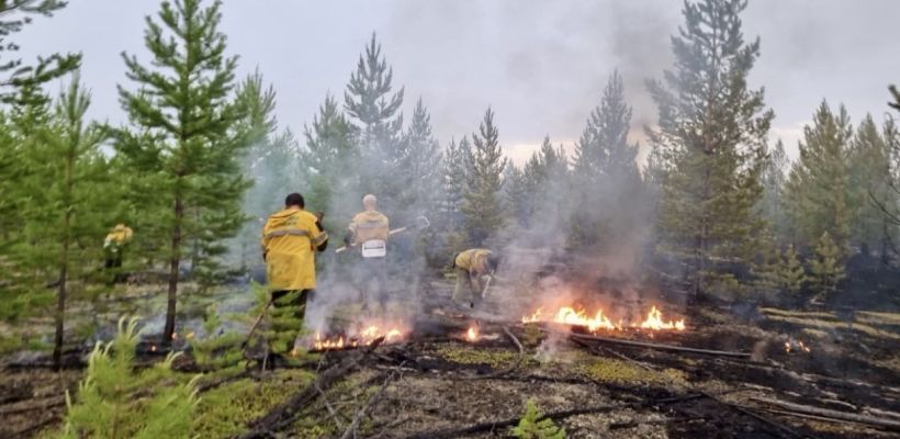 В Якутии действуют 24 лесных пожара. Пожар в нацпарке оперативно потушен