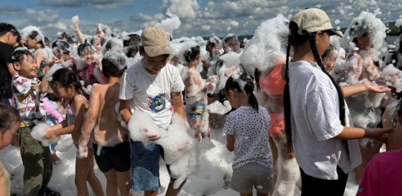 Экологи проверяют пенную вечеринку в Амгинском улусе