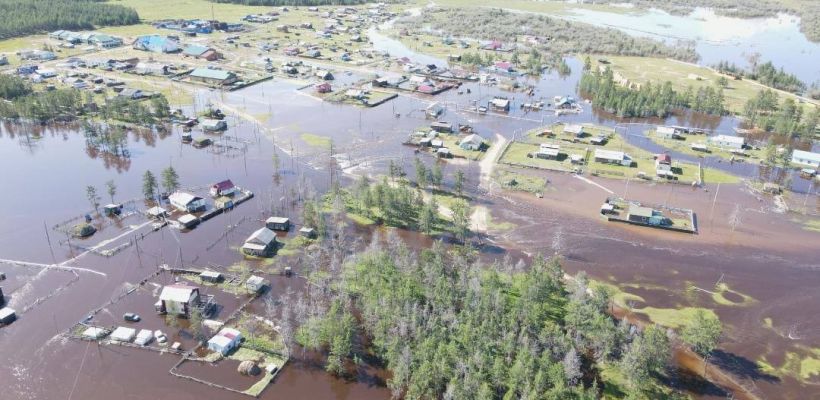 ЧС в Оймяконском улусе: подтоплены дома в Усть-Нере, Оймяконе, Сордоннохе, Томторе