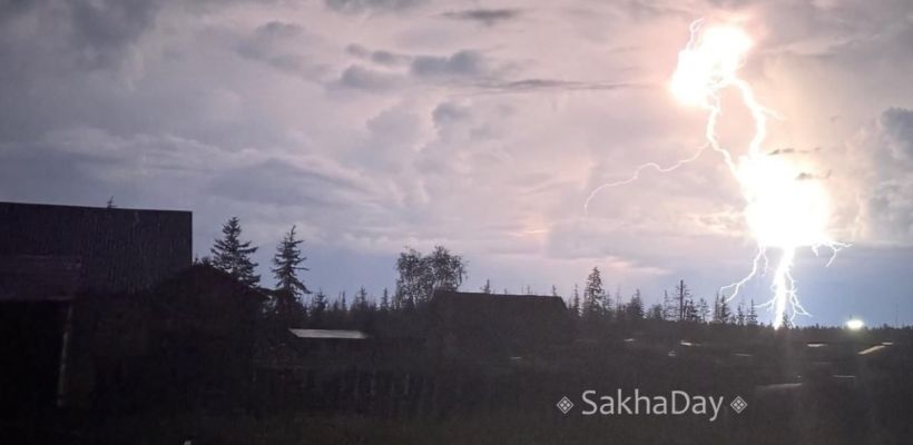 Сегодня в Якутии возможны грозы и сильный ветер