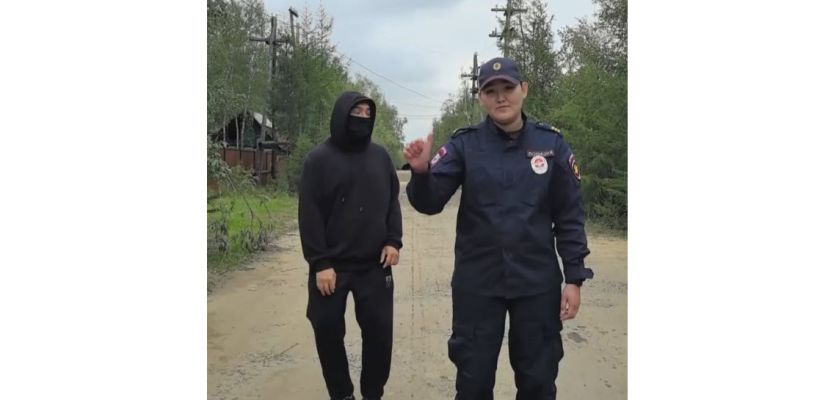 Якутские полицейские повторили тренд «Догони свою девушку», но поменяли гендерные роли