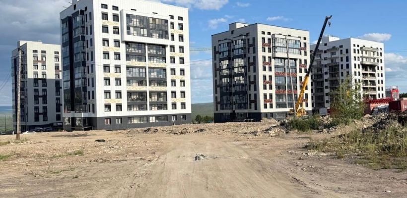 В Нерюнгри продолжается застройка нового квартала