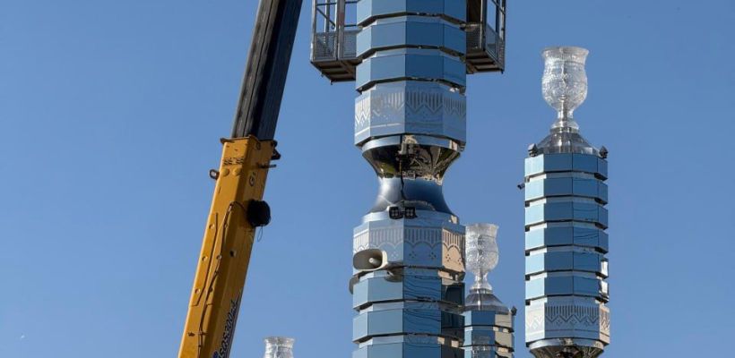 Фотофакт: На площади Республики меняют алмазы