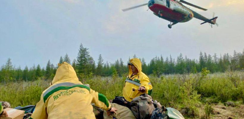 В Якутии действуют 14 лесных пожаров