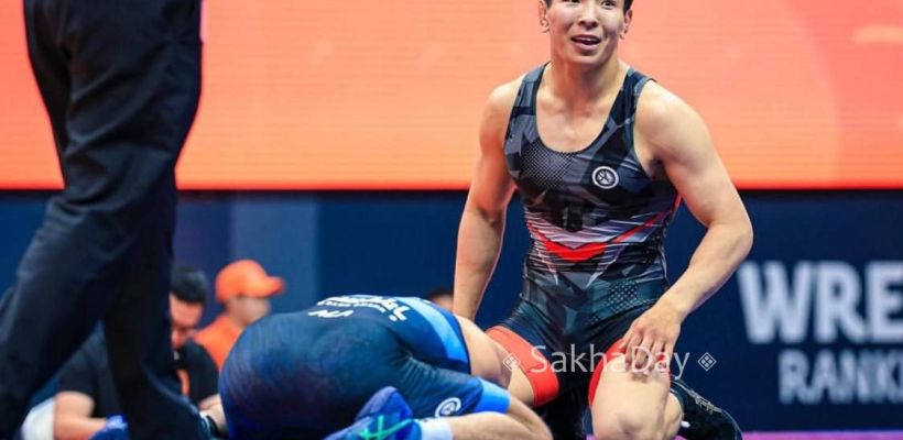 Якутский борец завоевал «серебро» на международном турнире по вольной борьбе «Кубок братьев Хадарцевых»