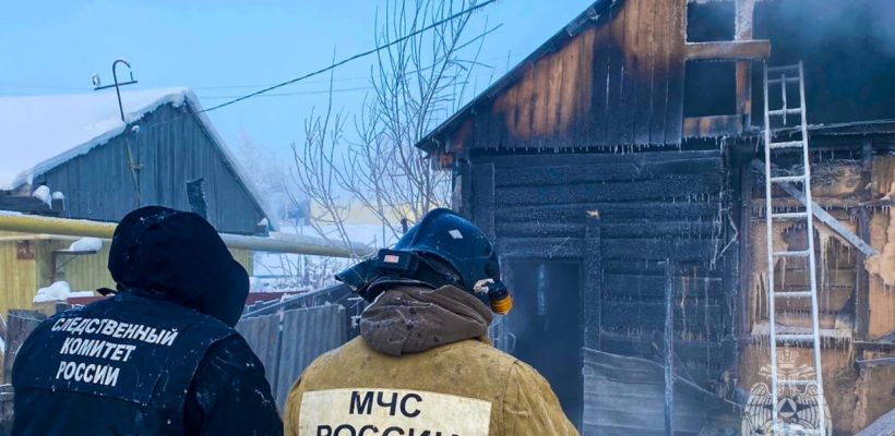 Два человека в Намском районе погибли на пожаре в охотничьей избушке