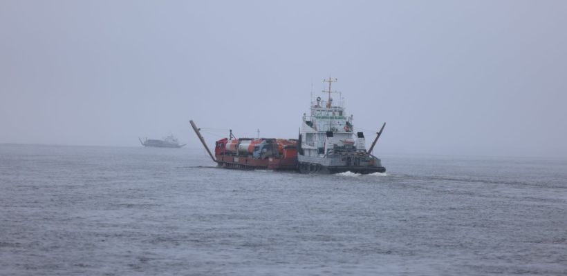 Паромная переправа «Якутск – Нижний Бестях» продолжит работу до конца октября
