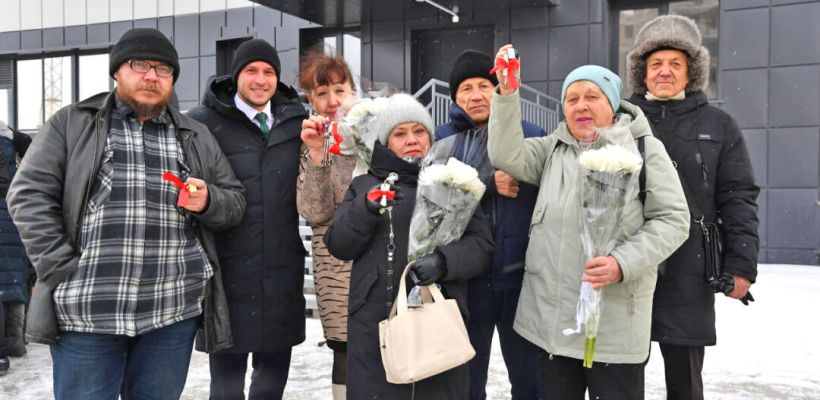 В Нерюнгри новоселы получили ключи от квартир в новом квартале «Р»
