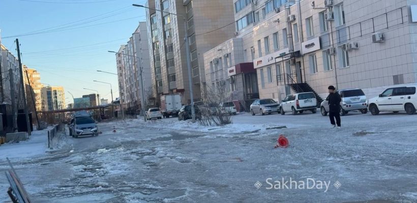 В Якутске участились прорывы канализации