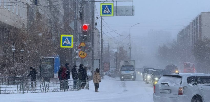 В Якутске за два дня выпала декадная норма снега