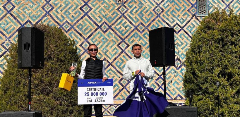 Якутянка заняла второе место на Самаркандском марафоне