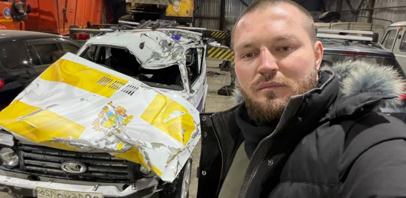 «Родился в рубашке»: блогер, отправившийся на "Ниве" до Якутска попал в страшную аварию