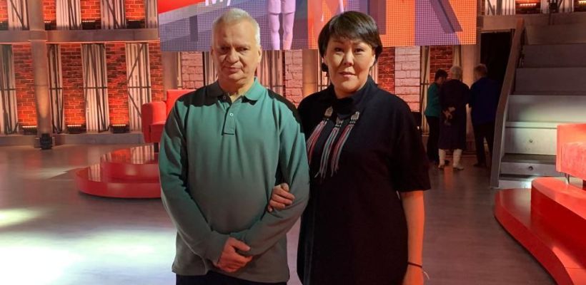 Фотофакт: Якутские журналисты в передаче «Мужское и женское»