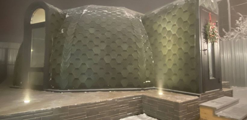 Министр предпринимательства показал купольный дом в Якутске