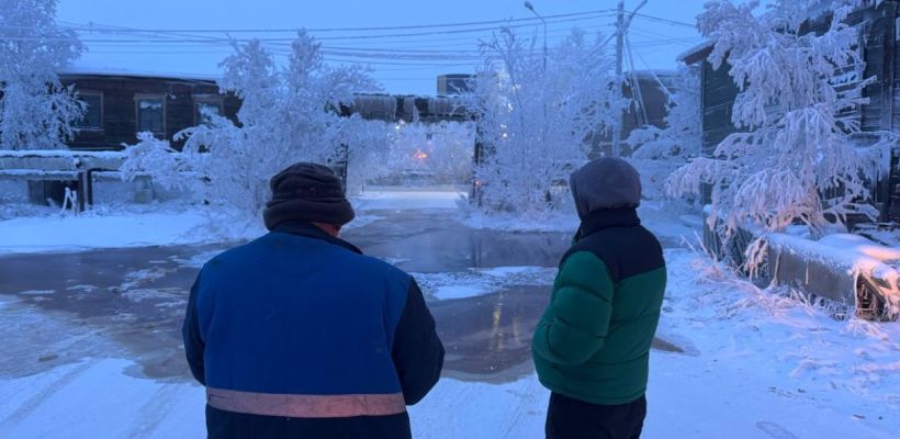 ЧП на ул. Губина: прорыв теплосети, угроза затопления