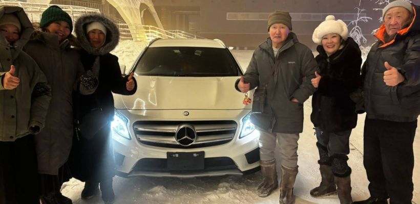 Фотофакт: Уроженец усть-алданского села Тулун выиграл Mercedes-Benz