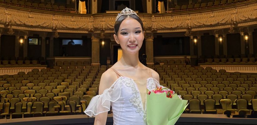 Студентка Якутской балетной школы Сайыына Пестерева выступила на сцене Большого театра