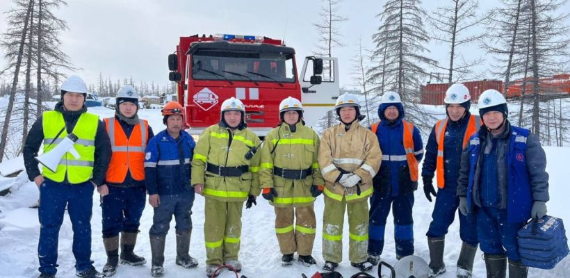 На прииске «Молодо» проведены учения по ликвидации последствий ДТП