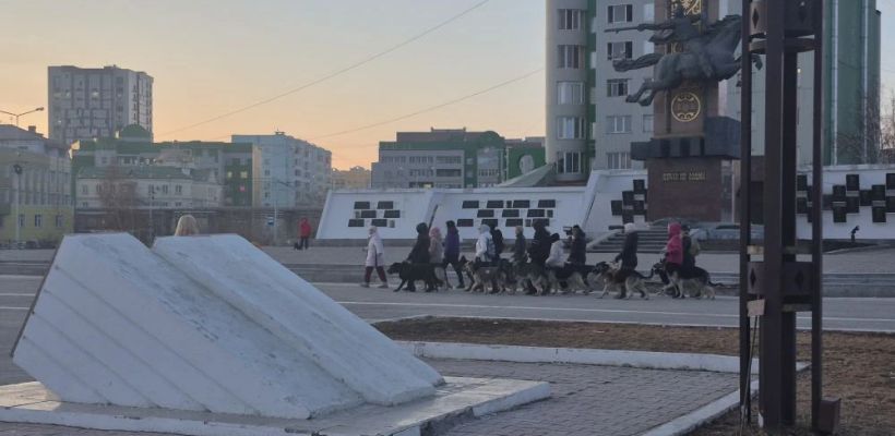 Идет подготовка к празднованию 9 Мая в Якутске