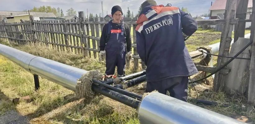 Персонал Сунтарского ЖКХ ведет плановые ремонтные работы на объектах