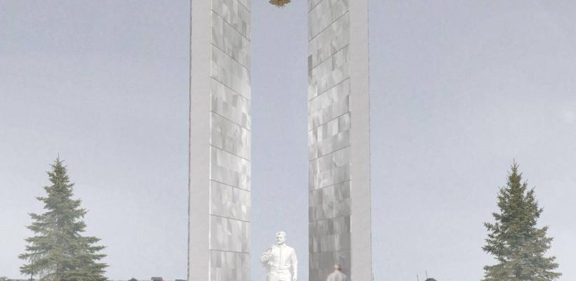 «Ворота в будущее». Архитектор Иван Кычкин - о 13-метровом мемориале Михаила Николаева
