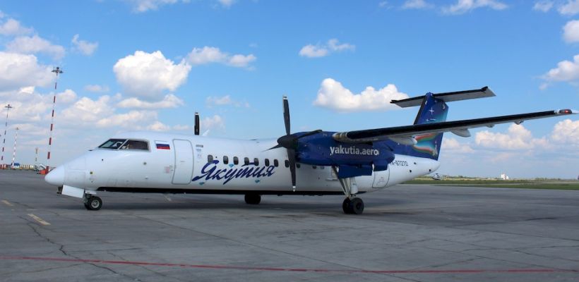 Авиакомпания «Якутия» приостановила продажу билетов на внутриреспубликанские рейсы из-за ремонта Bombardier Q300