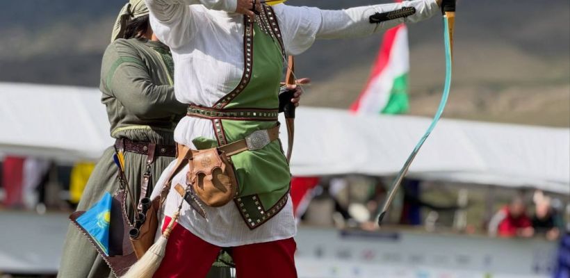 Якутская лучница Клара Спиридонова взяла две медали в Кыргызстане