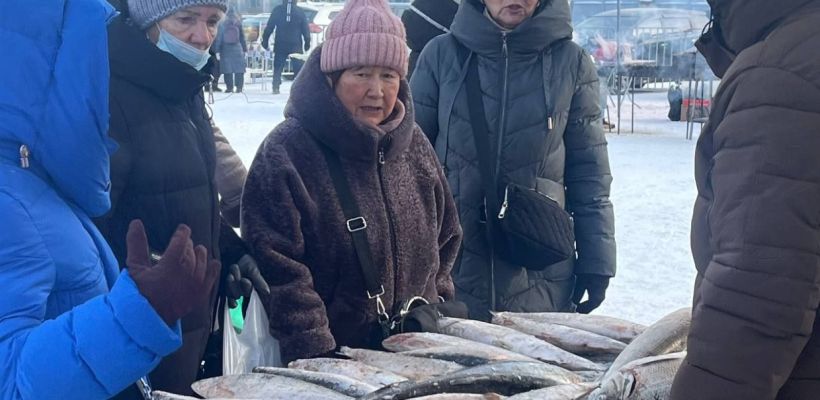 Дорогая рыба Якутии. На Комсомольской площади началась традиционная ярмарка