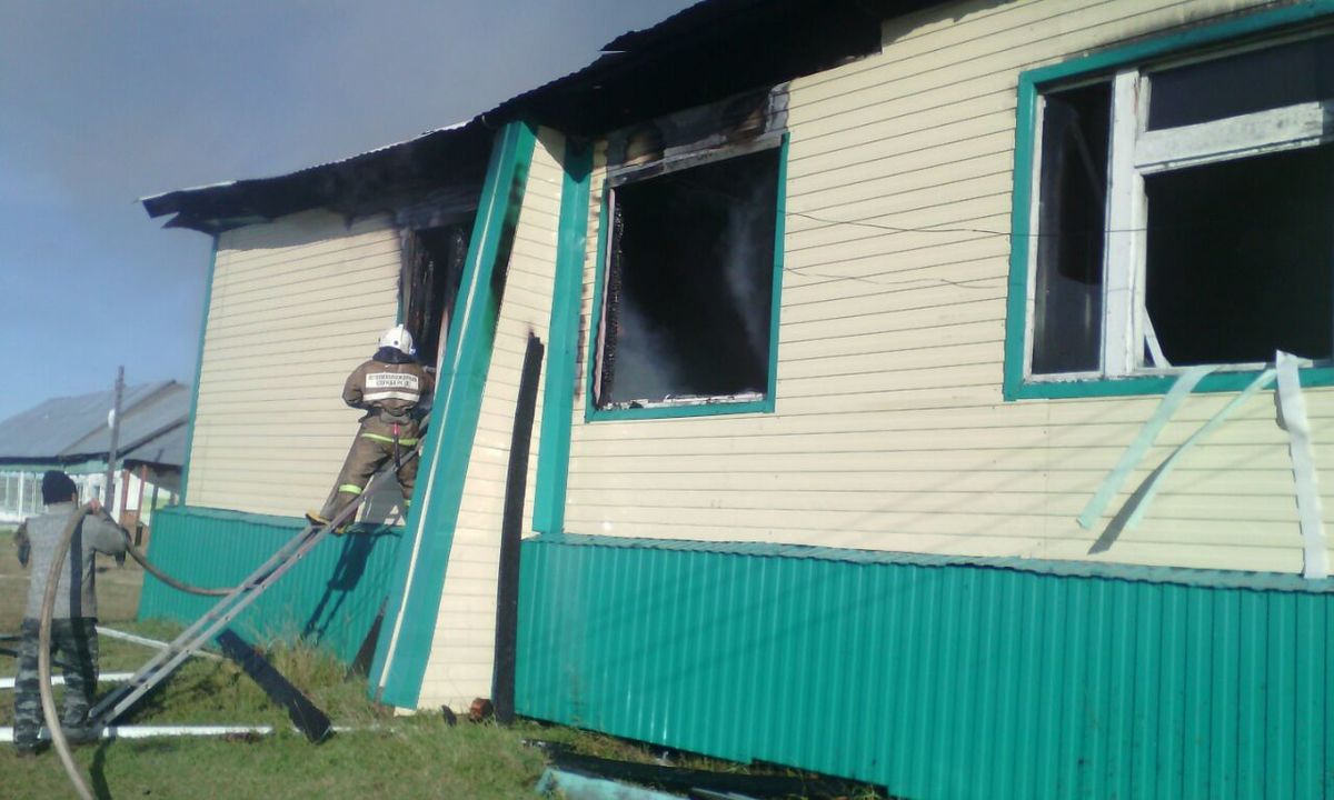В Чурапчинском улусе сгорела школа