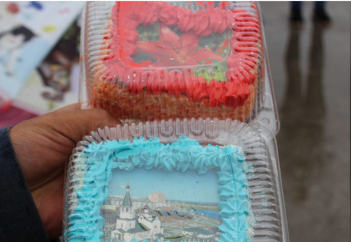 В Якутске обещанный горожанам торт в виде флага съели раньше времени